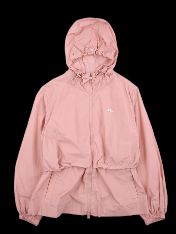 로고 스트링 후드 바람막이