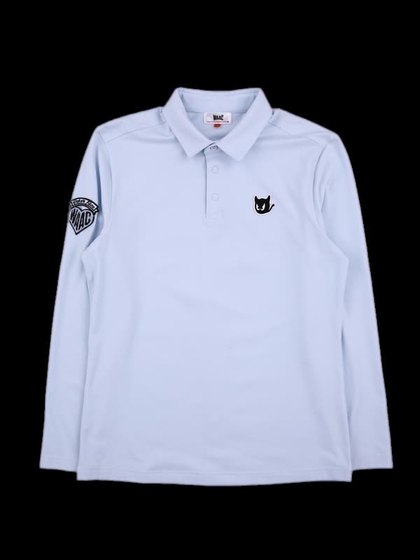 [남성]  로고 카라 긴팔