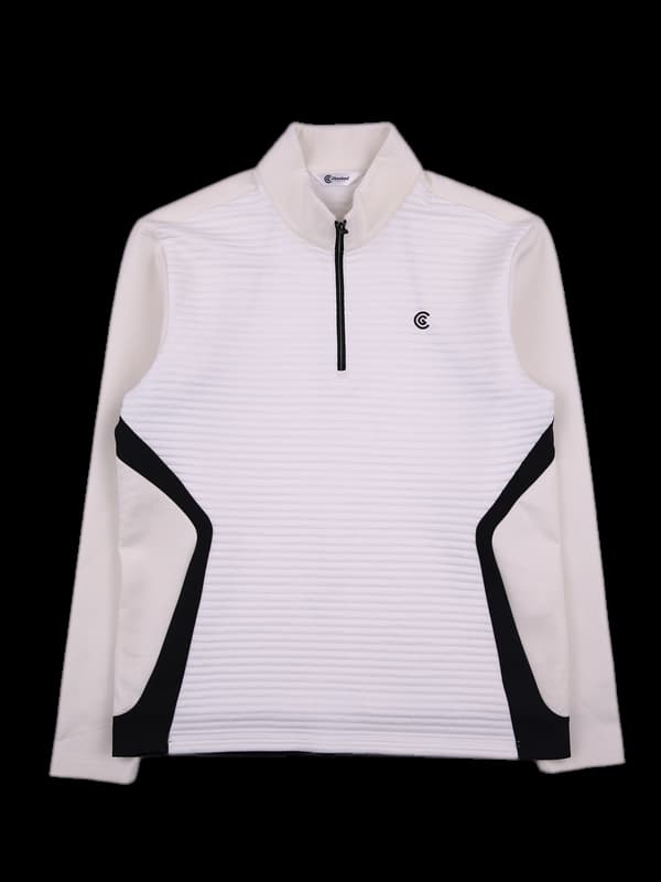 [남성] 로고 반집업 긴팔