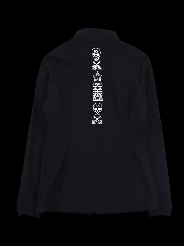 로고 포인트 슬림 긴팔집업 