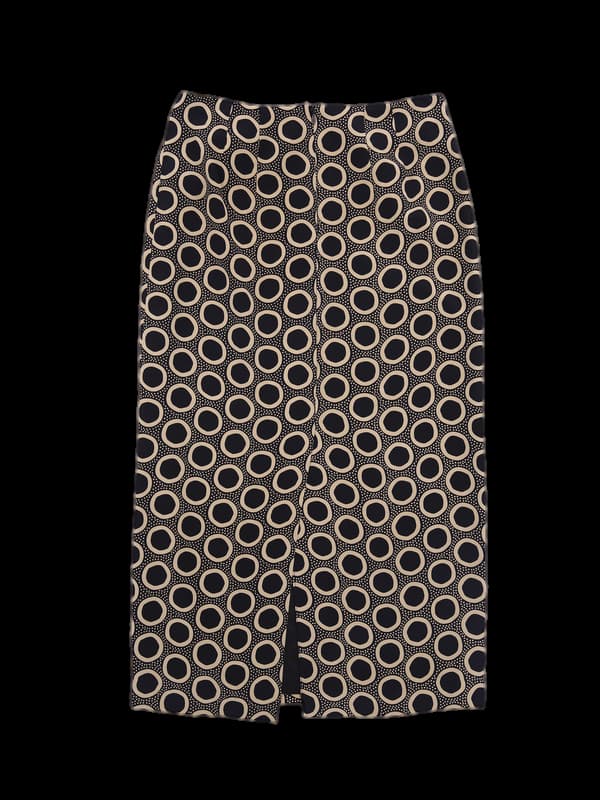 패턴 미디스커트