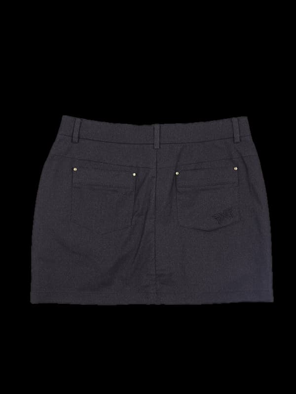 나일론 로고 스커트 