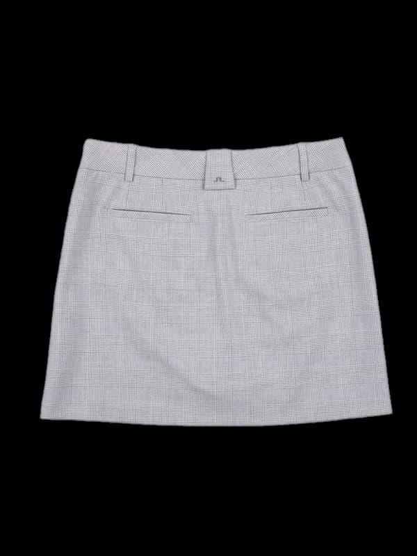 레이온 체크 미니스커트