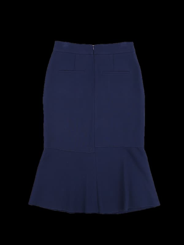 레이온 트임 롱스커트 