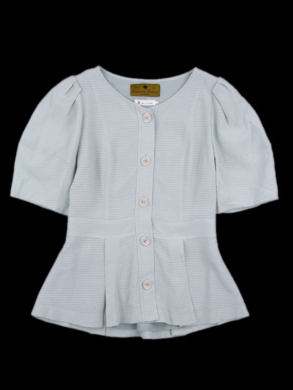 레이온 슬림 블라우스 