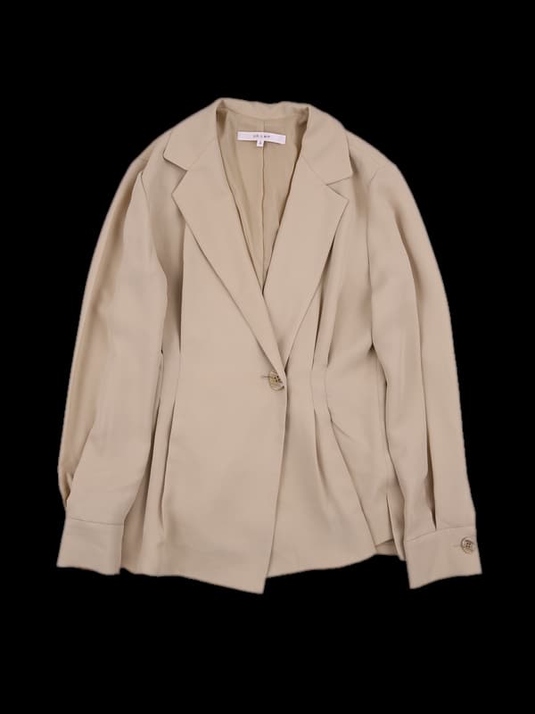 셔링 슬림 자켓 