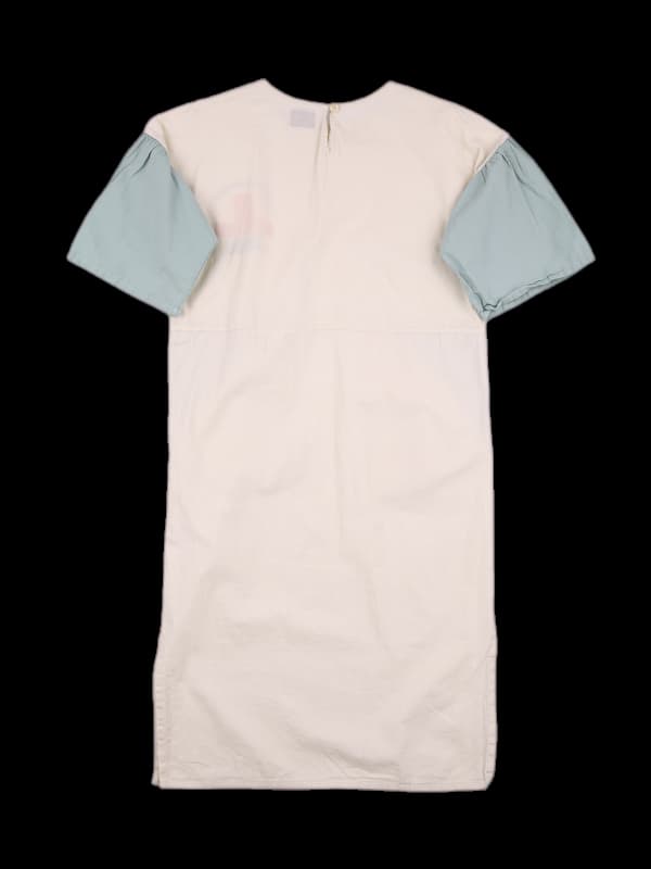 [키즈] 배색 반팔 원피스