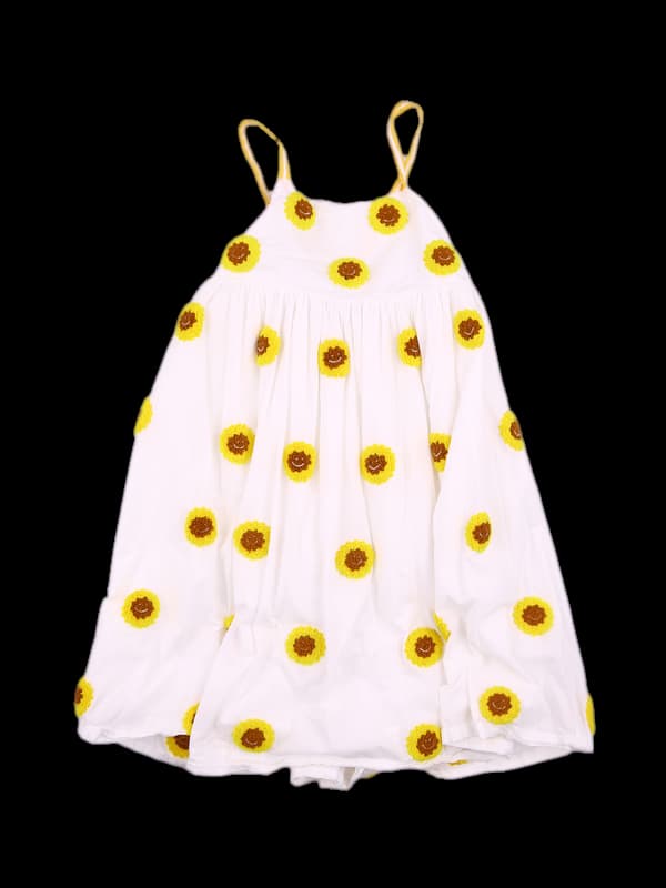 [키즈] 플라워 나시 끈 원피스
