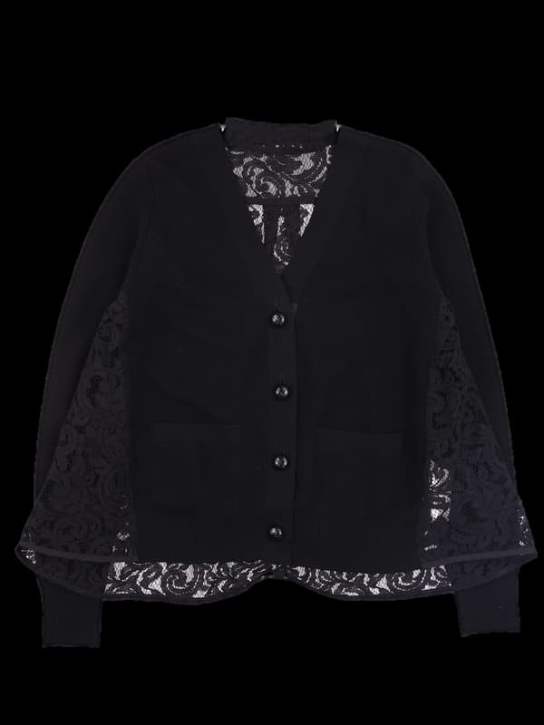 시스루 긴팔 가디건