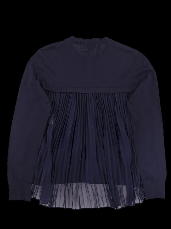 진주 포인트 긴팔 가디건 