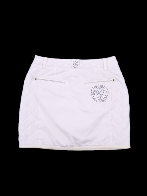 방풍 퀄팅 스커트 