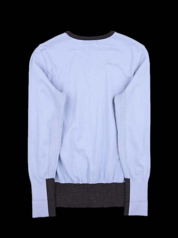 레이온 라운드 긴팔니트