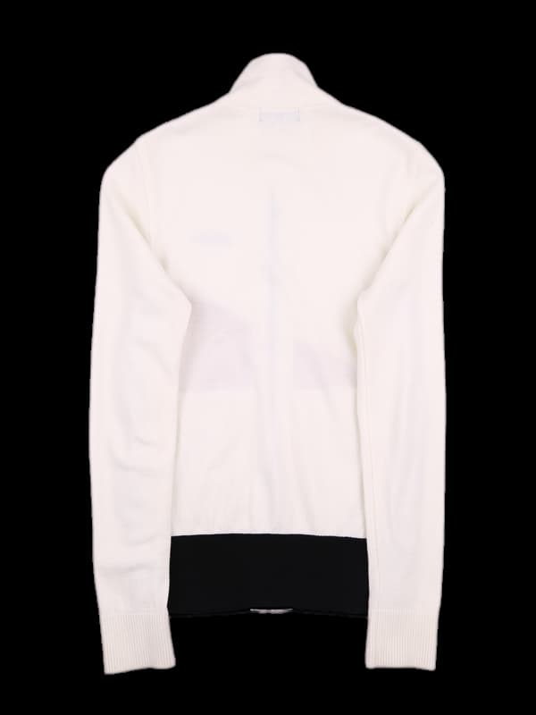 로고 배색 니트집업