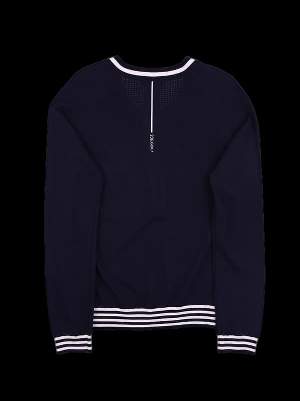 브이넥 지퍼 가디건