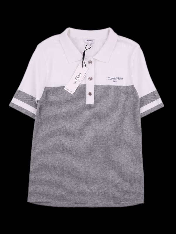 [새상품] 반팔 카라니트