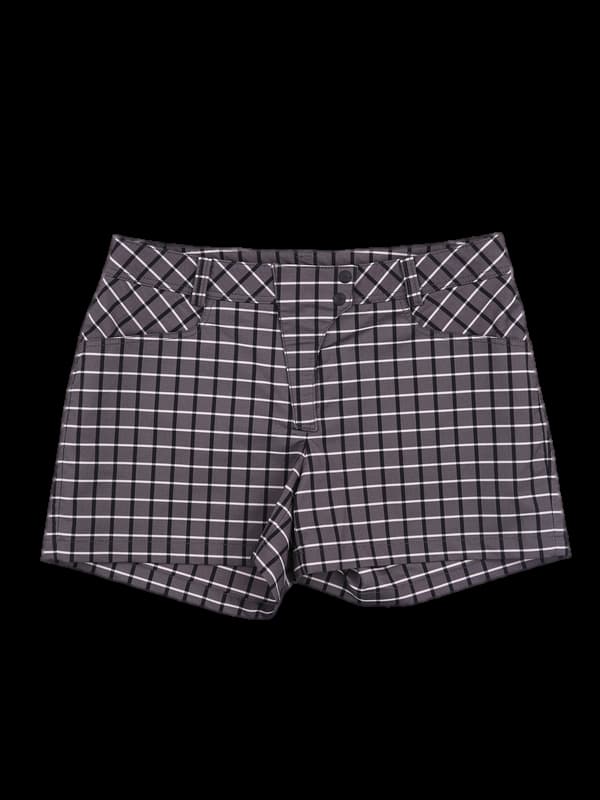 나일론 체크 반바지 