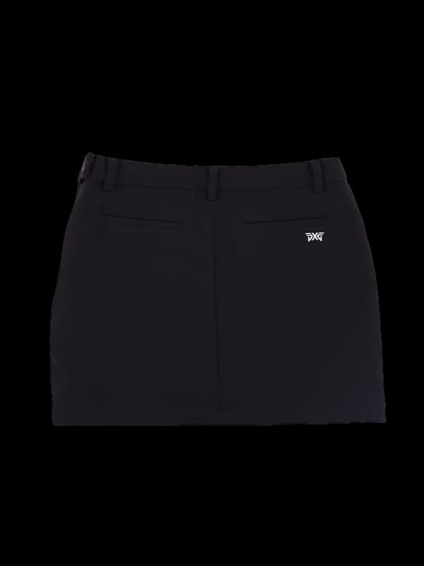 로고 기모 스커트 