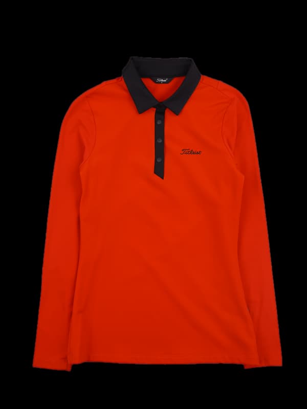 기모 긴팔 카라티