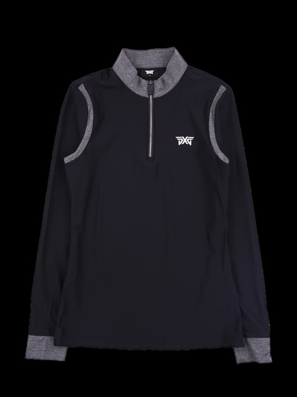 로고 반집업 긴팔