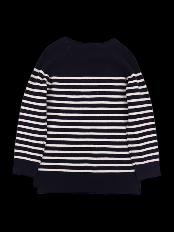 큐빅 스트라이프 니트