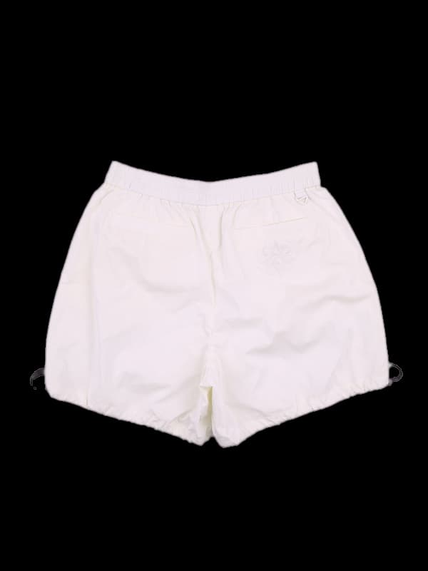 로고 사이드스트링 스커트