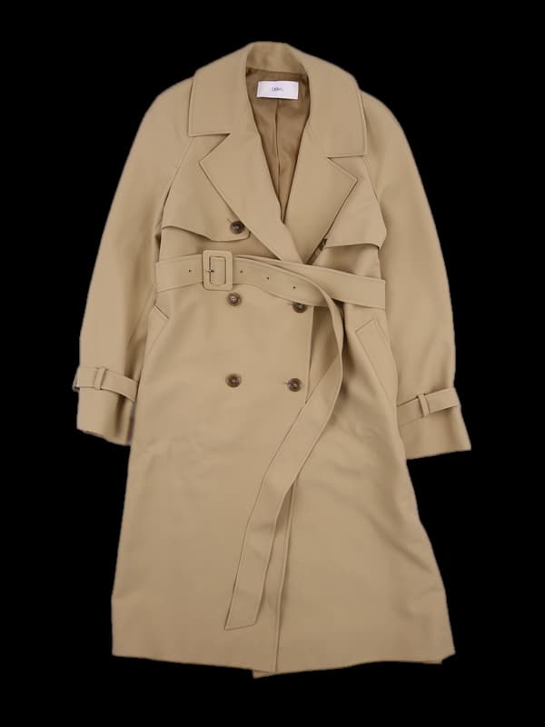 레이온 트렌치 코트 