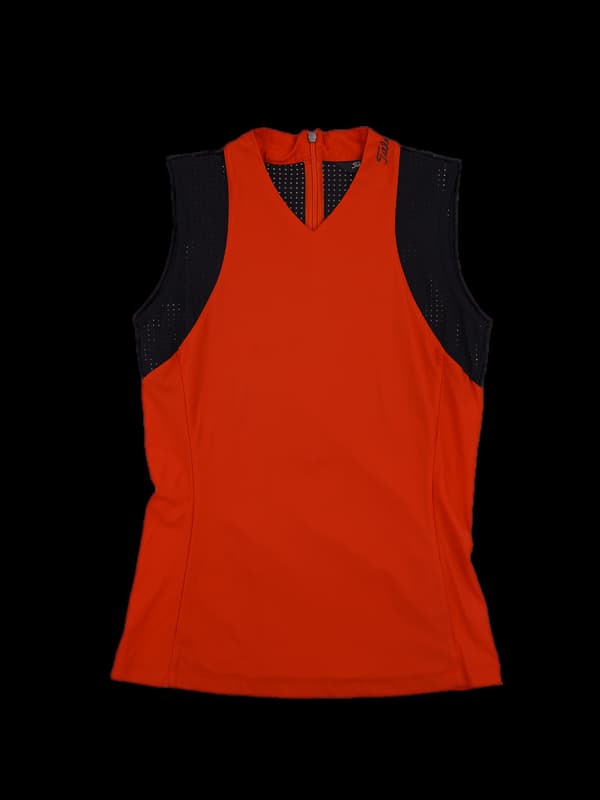 브이넥 슬림 민소매 