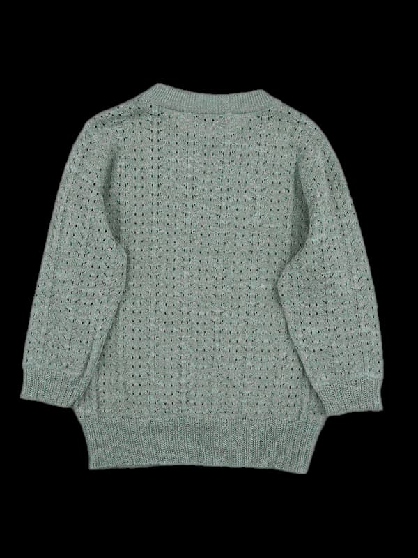 어깨 단추 포인트 니트