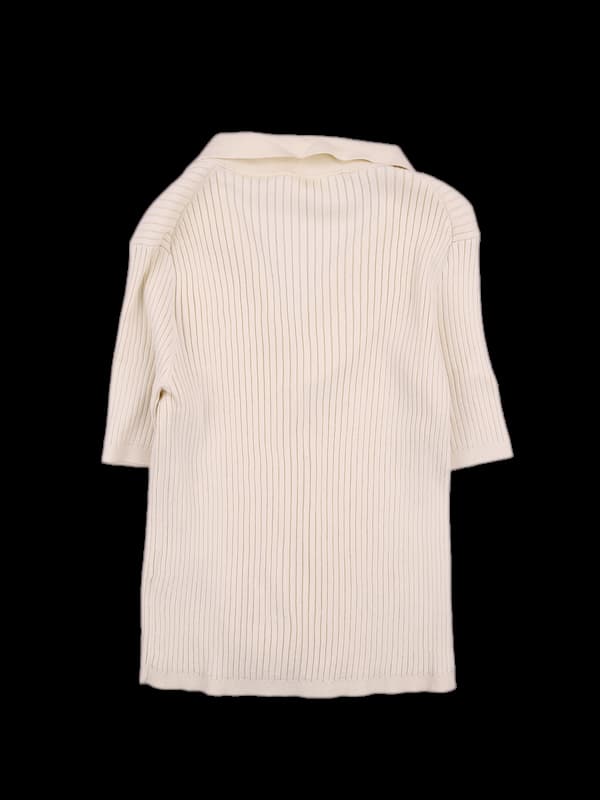 골지 카라 반팔니트