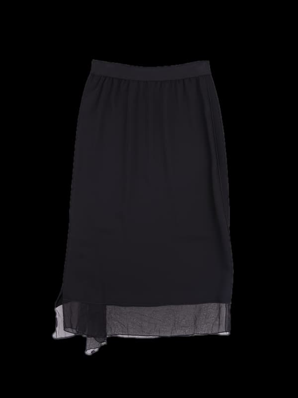 밴딩 롱 스커트 