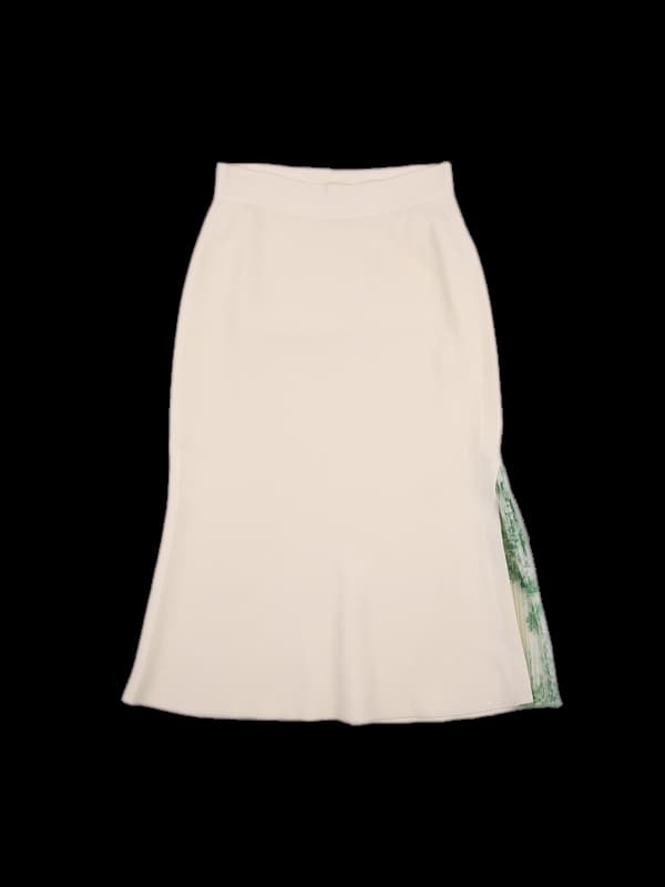 사이드패턴 포인트 롱 스커트 