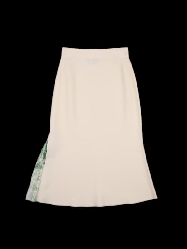 사이드패턴 포인트 롱 스커트 