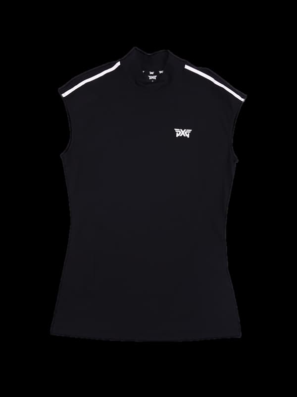 로고 나일론 민소매 