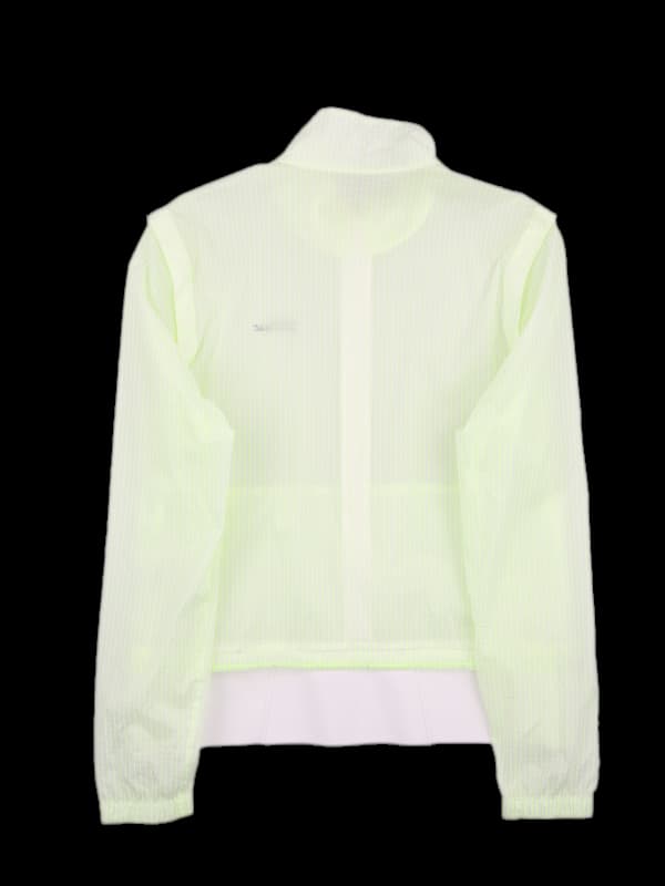 로고 체크 바람막이 