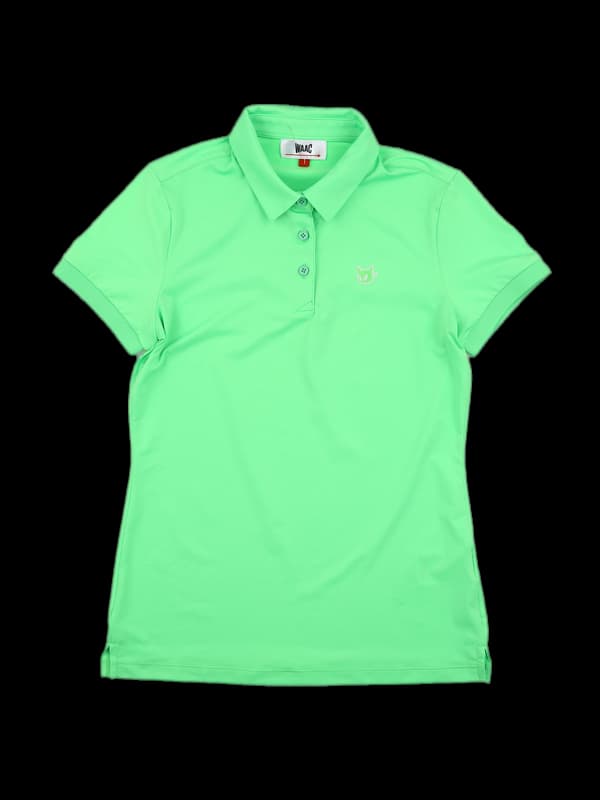 로고 슬림 카라 반팔