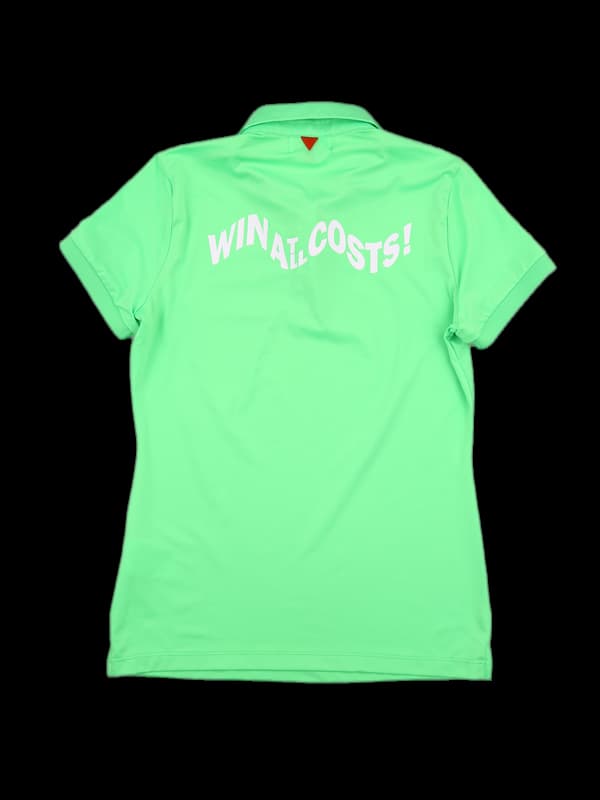 로고 슬림 카라 반팔