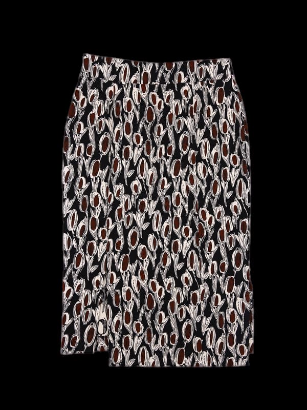 코튼 패턴 스커트 