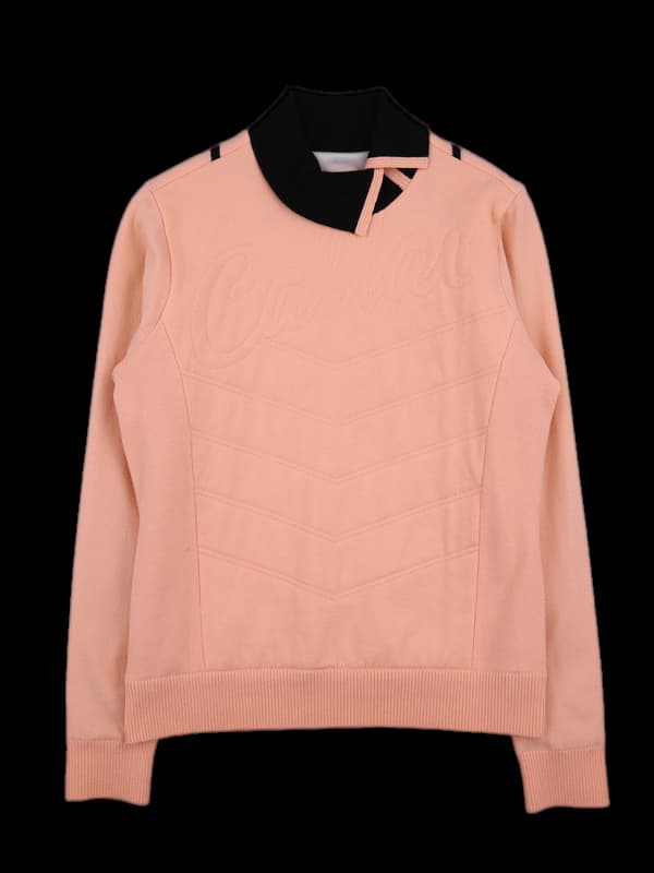 방풍 카라 긴팔니트