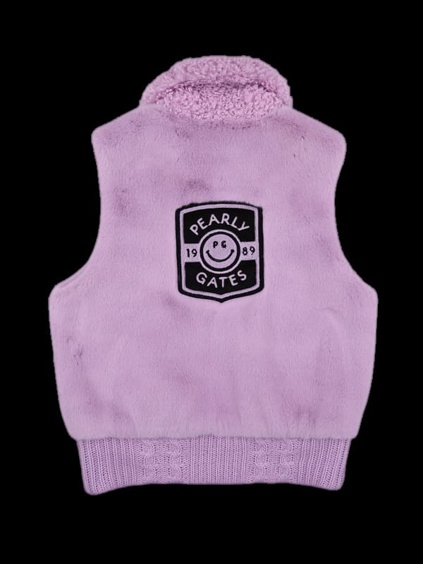 털 베스트 집업 