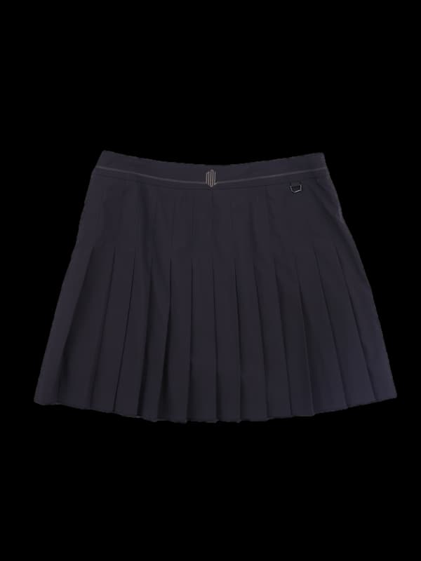 폴리 플리츠 스커트