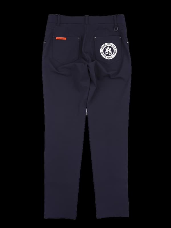 로고 밴딩 슬림 팬츠