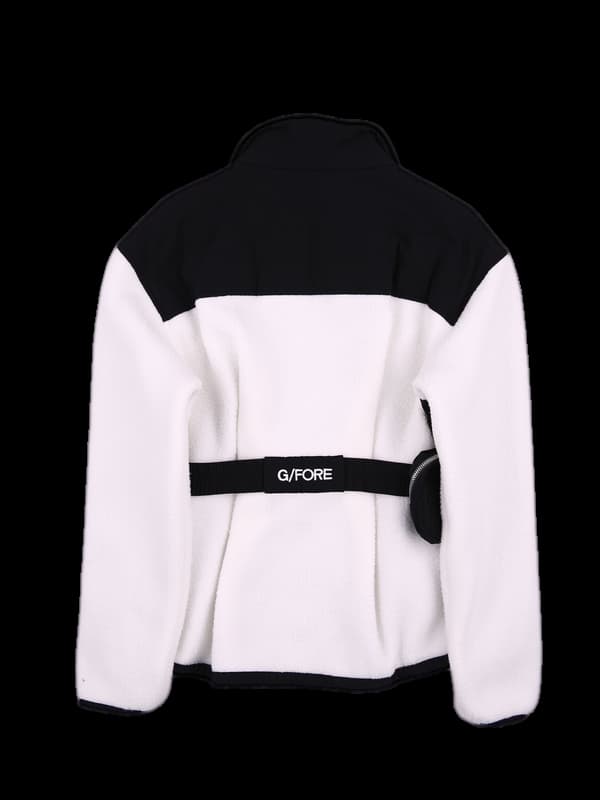 방풍 벨티드 플리츠 점퍼