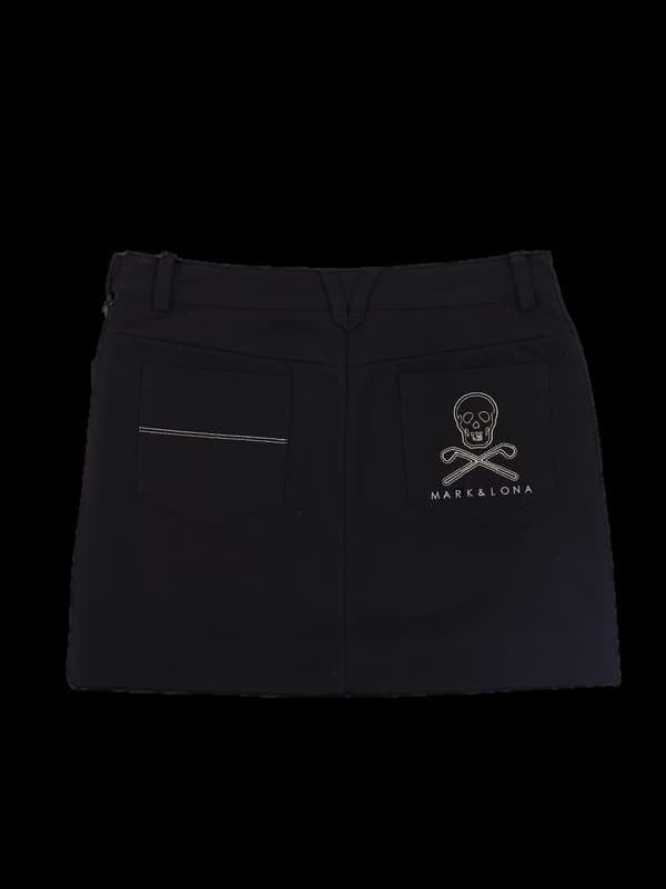 로고 기모 스커트