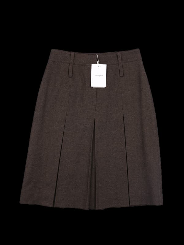 [새상품] 울 주름 스커트 