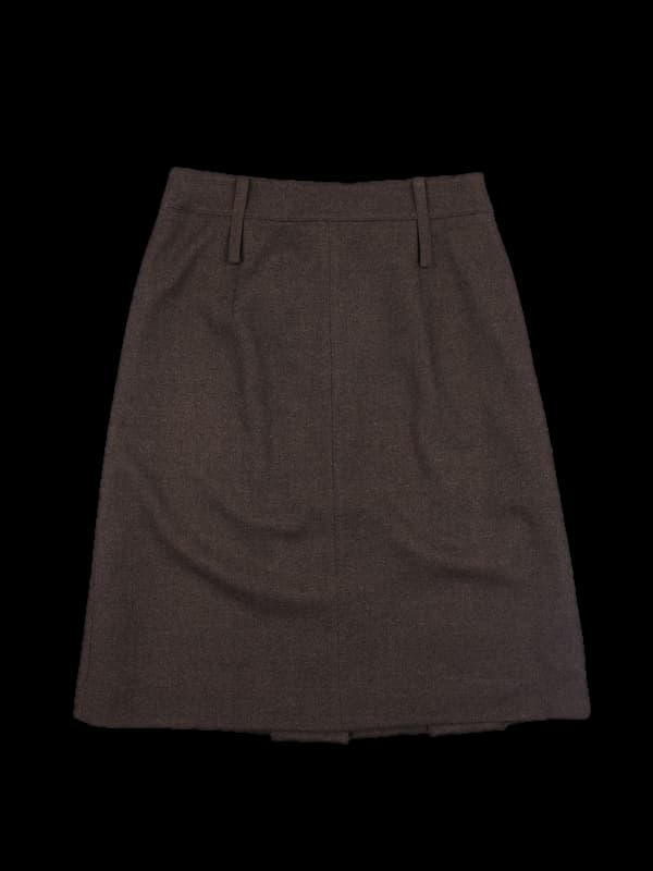 [새상품] 울 주름 스커트 