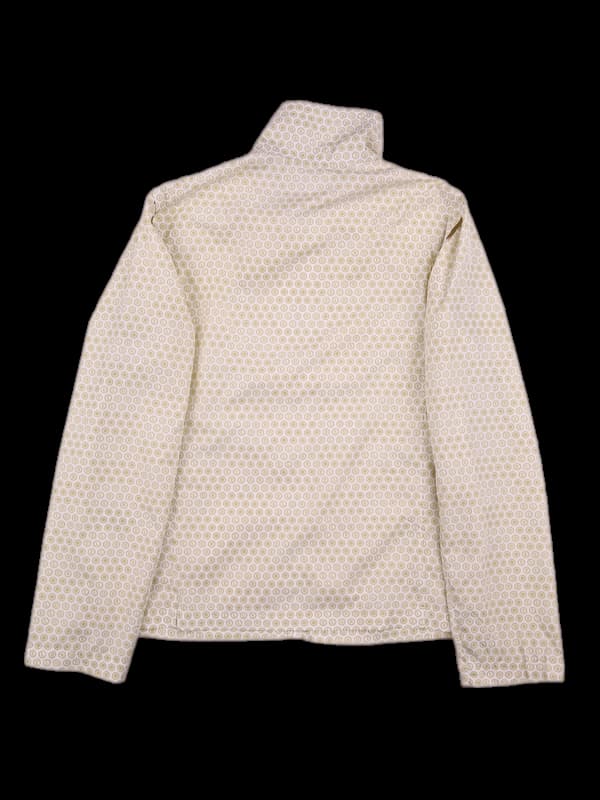 로고 패턴 긴팔 집업 