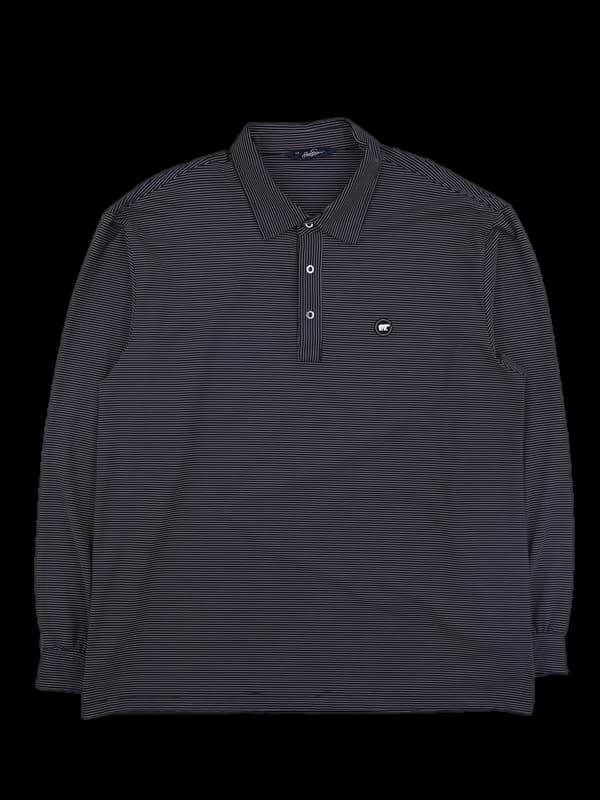 [남성] 스트라이프 카라 긴팔