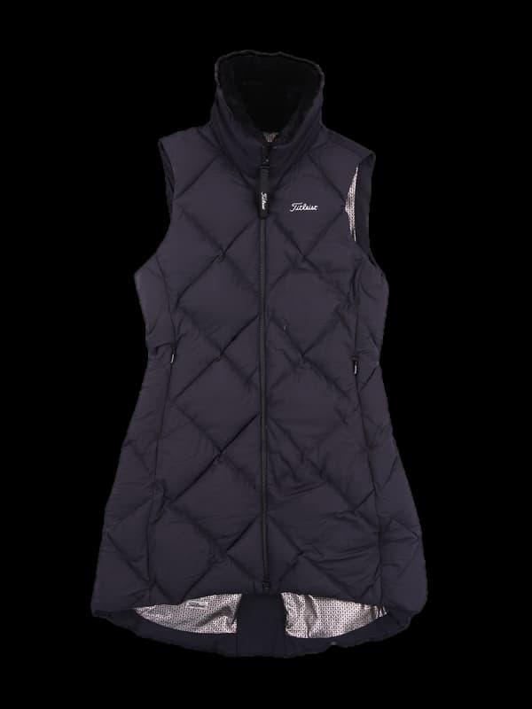 방풍 털 다운 베스트 