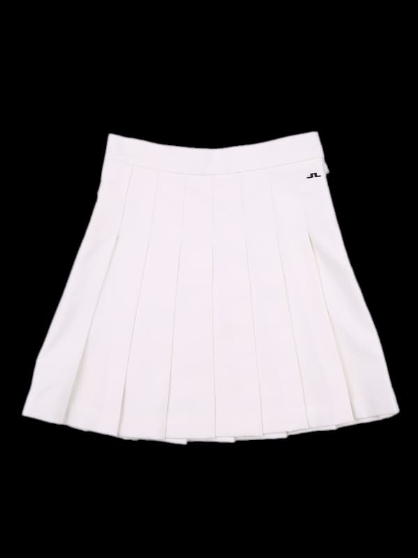폴리  플리츠 스커트