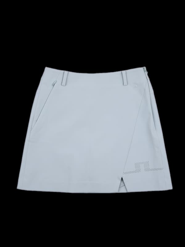 빅로고 트임 스커트